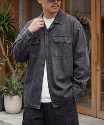 MAISON CLUB(���]���N���u)�́yMAISON CLUB�zDenim Shirt KKP�@/�@�f�j���V���c(�V���c/�u���E�X)