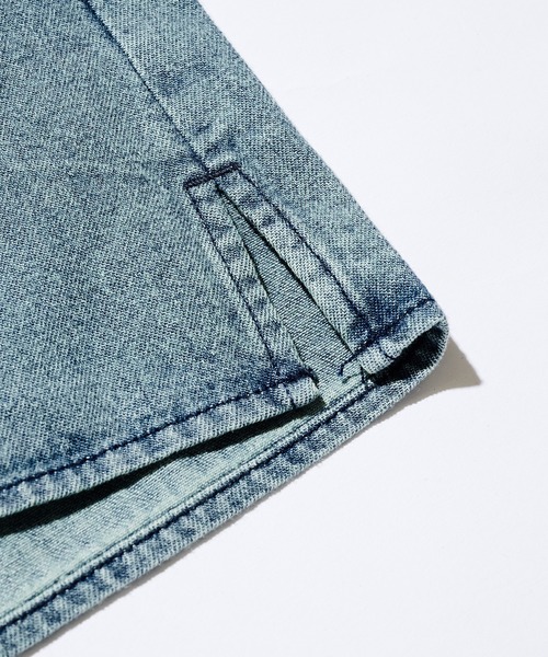 MAISON CLUB(メゾンクラブ)の「【MAISON CLUB】Denim Shirt KKP / デニムシャツ(シャツ/ブラウス・メンズ・ブラック/ネイビー・L/M)」の10枚目の写真