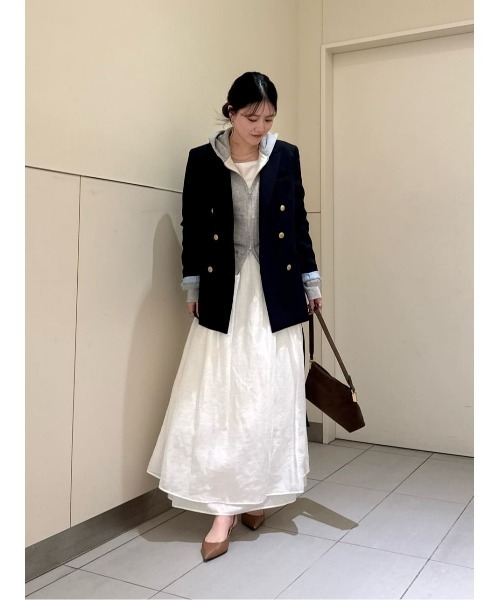 allureville(アルアバイル)の「裏毛ジップアップパーカー(パーカー・レディース・グレー系その他・2)」の11枚目の写真