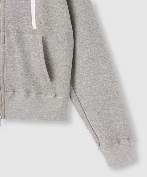 allureville(アルアバイル)の「裏毛ジップアップパーカー(パーカー・レディース・グレー系その他・2)」の15枚目の写真