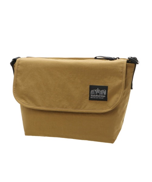 Manhattan Portage BLACK LABEL（マンハッタンポーテージ　ブラックレーベル）の「STANDARD MESSENGER BAG(XS) MGNT NYLON TUSSAH（メッセンジャーバッグ・メンズ・ブラック/ブラウン/ベージュ・X-SMALL）」の3枚目の写真