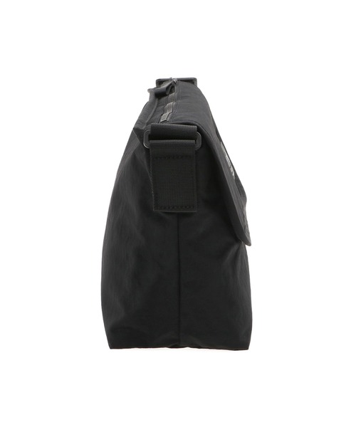 Manhattan Portage BLACK LABEL（マンハッタンポーテージ　ブラックレーベル）の「STANDARD MESSENGER BAG(XS) MGNT NYLON TUSSAH（メッセンジャーバッグ・メンズ・ブラック/ブラウン/ベージュ・X-SMALL）」の5枚目の写真
