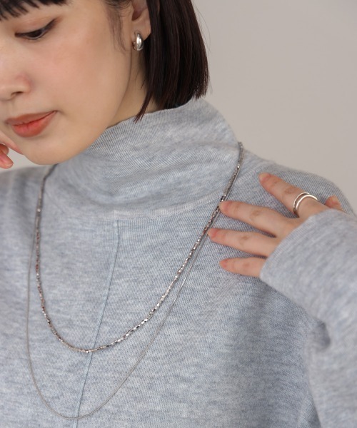 Bou Jeloud(ブージュルード)の「2連メタルビーズネックレス(ネックレス・レディース・ゴールド/シルバー・ONESIZE)」の6枚目の写真