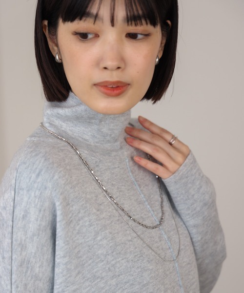 Bou Jeloud(ブージュルード)の「2連メタルビーズネックレス(ネックレス・レディース・ゴールド/シルバー・ONESIZE)」の8枚目の写真