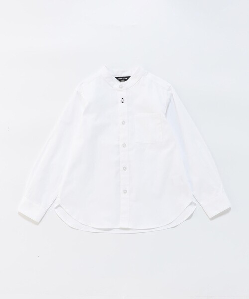 COMME CA ISM(コムサイズム)の「【雑誌掲載商品】バンドカラーシャツ(シャツ/ブラウス・キッズ・ホワイト・110cm/120cm/130cm/140cm/150cm/160cm)」の3枚目の写真
