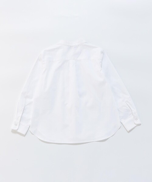 COMME CA ISM(コムサイズム)の「【雑誌掲載商品】バンドカラーシャツ(シャツ/ブラウス・キッズ・ホワイト・110cm/120cm/130cm/140cm/150cm/160cm)」の4枚目の写真