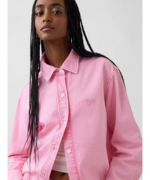 シャツ/ブラウス（ピンク/桃色系・デニム）ファッション通販 - ZOZOTOWN