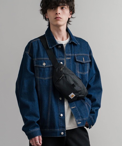 Carhartt(カーハート)の「Carhartt カーハート CLASSIC WAIST PACK/ワンポイントロゴボディバッグ(ボディバッグ/ウエストポーチ・メンズ・ブラック/ピンクベージュ/グレー/ブラウン/カモフラージュ・FREE)」の6枚目の写真