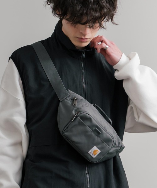 Carhartt(カーハート)の「Carhartt カーハート CLASSIC WAIST PACK/ワンポイントロゴボディバッグ(ボディバッグ/ウエストポーチ・メンズ・ブラック/ピンクベージュ/グレー/ブラウン/カモフラージュ・FREE)」の11枚目の写真