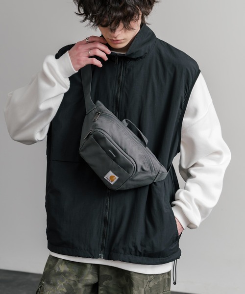 Carhartt(カーハート)の「Carhartt カーハート CLASSIC WAIST PACK/ワンポイントロゴボディバッグ(ボディバッグ/ウエストポーチ・メンズ・ブラック/ピンクベージュ/グレー/ブラウン/カモフラージュ・FREE)」の12枚目の写真