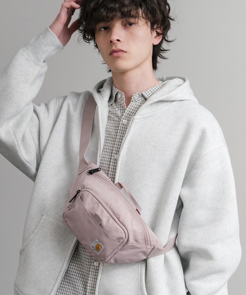 Carhartt(カーハート)の「Carhartt カーハート CLASSIC WAIST PACK/ワンポイントロゴボディバッグ(ボディバッグ/ウエストポーチ・メンズ・ブラック/ピンクベージュ/グレー/ブラウン/カモフラージュ・FREE)」の19枚目の写真