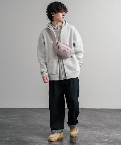 Carhartt(カーハート)の「Carhartt カーハート CLASSIC WAIST PACK/ワンポイントロゴボディバッグ(ボディバッグ/ウエストポーチ・メンズ・ブラック/ピンクベージュ/グレー/ブラウン/カモフラージュ・FREE)」の22枚目の写真