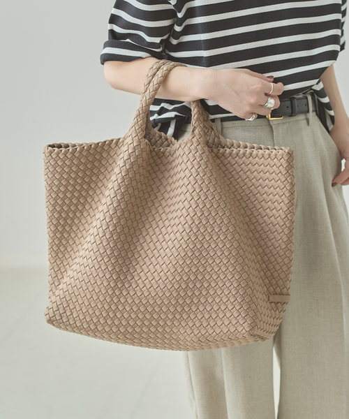 journal standard L'essage(ジャーナルスタンダードレサージュ)の「《追加》【NAGHEDI/ナゲディ】ST BARTHES LARGE TOTE:トートバッグ(トートバッグ・レディース・ベージュ・FREE)」の3枚目の写真