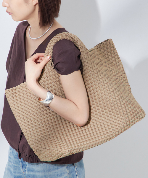 journal standard L'essage(ジャーナルスタンダードレサージュ)の「《追加》【NAGHEDI/ナゲディ】ST BARTHES LARGE TOTE:トートバッグ(トートバッグ・レディース・ベージュ・FREE)」の7枚目の写真