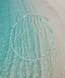 RANDOMOFF（ランダムオフ）の「Marine Wave Necklace [ocean blue]（ネックレス）」
