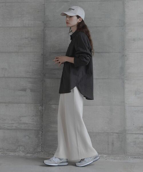 URBAN RESEARCH Sonny Label(アーバンリサーチサニーレーベル)の「ドビーチェックアシメシャツ(シャツ/ブラウス・レディース・ブラウン/ブルー/ベージュ・FREE)」の19枚目の写真