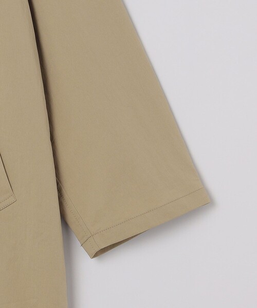 City Ambient Products（シティアンビエントプロダクツ）の「City Ambient Products: リラックス ステンカラー コート（ステンカラーコート・メンズ・ベージュ/ネイビー・SMALL/MEDIUM/LARGE）」の4枚目の写真