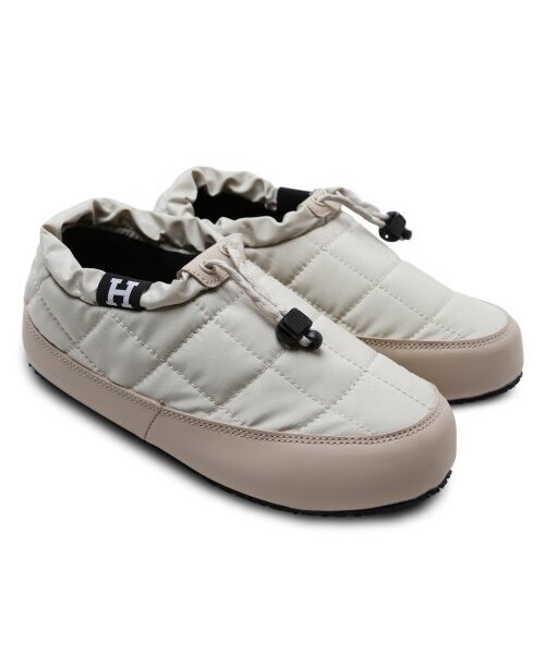 HARVARD SHOES（ハーバードシューズ）の「コンラッド 男女共用 パディングスリッポン ファー裏地 ベージュ（スリッポン・レディース・その他・S/L/XL）」の3枚目の写真