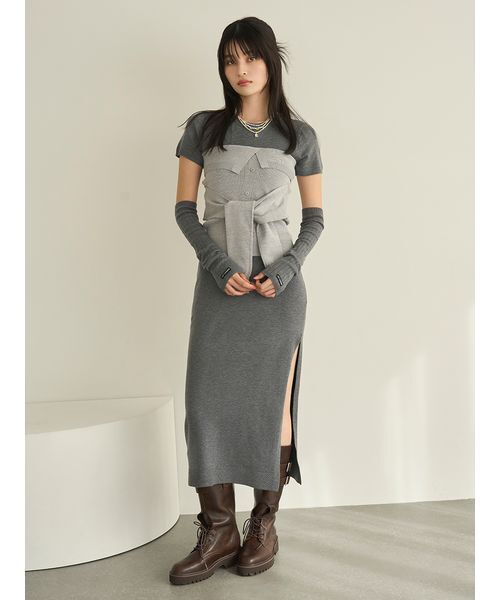 LILY BROWN(リリーブラウン)の「レースアップロングブーツ(ブーツ・レディース・ブラウン/ブラック・S/M/L)」の6枚目の写真