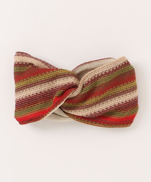 チャイハネ(チャイハネ)の「【チャイハネ】ボヘミアンヘアバンド(ヘアバンド・レディース・ブラウン/ブルー/レッド・FREE)」の3枚目の写真