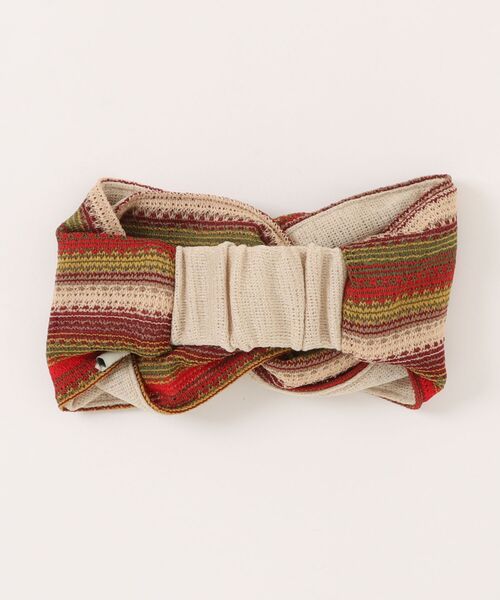 チャイハネ(チャイハネ)の「【チャイハネ】ボヘミアンヘアバンド(ヘアバンド・レディース・ブラウン/ブルー/レッド・FREE)」の4枚目の写真