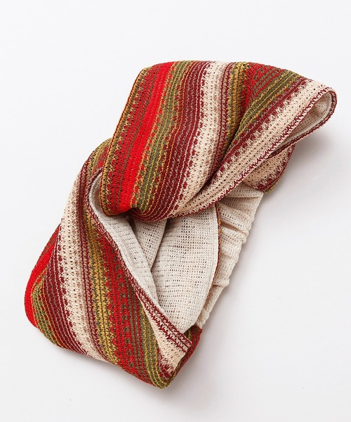 チャイハネ(チャイハネ)の「【チャイハネ】ボヘミアンヘアバンド(ヘアバンド・レディース・ブラウン/ブルー/レッド・FREE)」の5枚目の写真