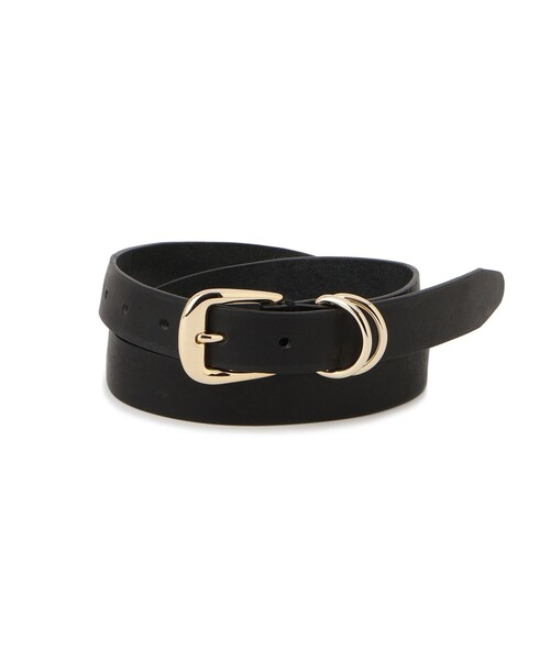 ADAM ET ROPE'（アダムエロペ）の「【サステナブル】ダブルリングスムースベルト（ベルト・レディース・シルバー/ゴールド・FREE）」の13枚目の写真