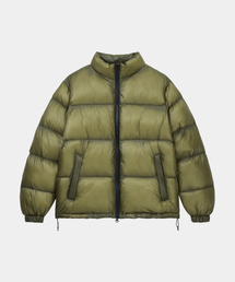 LETTERCOMO（レテルコモ）の「ディシェルクロスプッパーパディングオリーブ（ダウンジャケット/コート）」