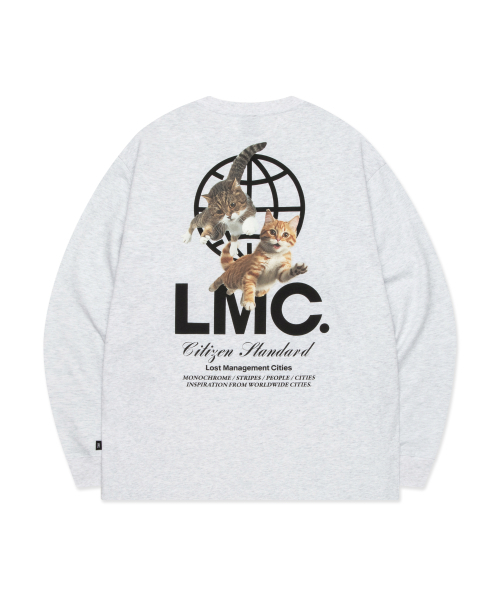 LMCの「FLYING CATS LONG SLV TEE light heather gray(Tシャツ/カットソー・レディース・その他・S/L/XL)」の1枚目の写真