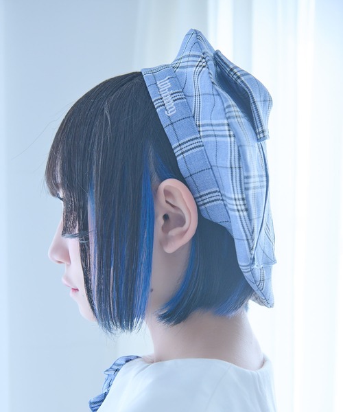 Whinny(ホワイニー)の「Whinny/はんぺんあちあち日和(ハンチング/ベレー帽・レディース・グレー系その他2/ブルー系その他2・FREE)」の11枚目の写真