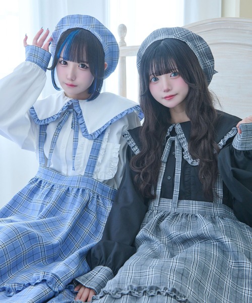 Whinny(ホワイニー)の「Whinny/はんぺんあちあち日和(ハンチング/ベレー帽・レディース・グレー系その他2/ブルー系その他2・FREE)」の16枚目の写真