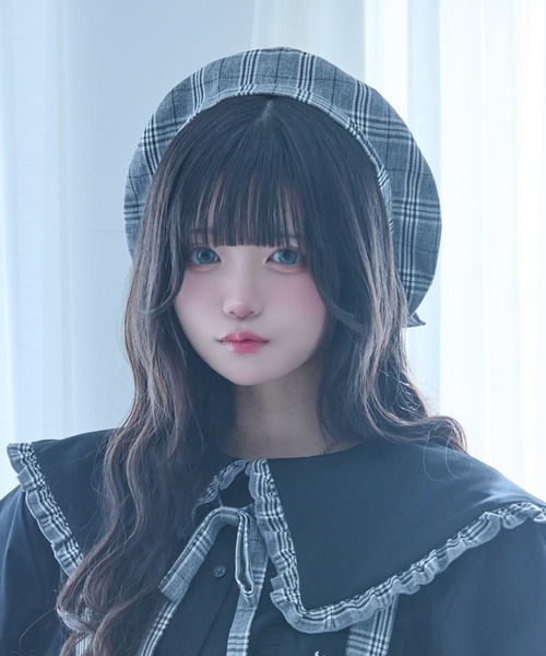 Whinny(ホワイニー)の「Whinny/はんぺんあちあち日和(ハンチング/ベレー帽・レディース・グレー系その他2/ブルー系その他2・FREE)」の12枚目の写真