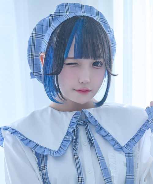 Whinny(ホワイニー)の「Whinny/はんぺんあちあち日和(ハンチング/ベレー帽・レディース・グレー系その他2/ブルー系その他2・FREE)」の10枚目の写真
