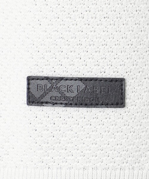 BLACK LABEL CRESTBRIDGE（ブラックレーベル・クレストブリッジ）の「パーシャルチェックヴィスコンフィーニット（ニット/セーター・メンズ・ホワイト系その他/ピンク系その他2/オフホワイト/ブラック・L/XL/M）」の8枚目の写真