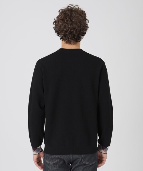 BLACK LABEL CRESTBRIDGE（ブラックレーベル・クレストブリッジ）の「パーシャルチェックヴィスコンフィーニット（ニット/セーター・メンズ・ホワイト系その他/ピンク系その他2/オフホワイト/ブラック・L/XL/M）」の17枚目の写真