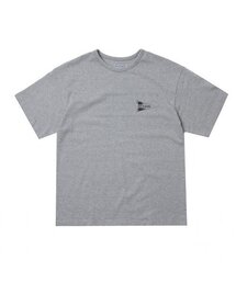 MEN IN JUNGLE（マンインジャングル）の「[MIJ] ペナントTシャツ - メランジグレー（Tシャツ/カットソー）」
