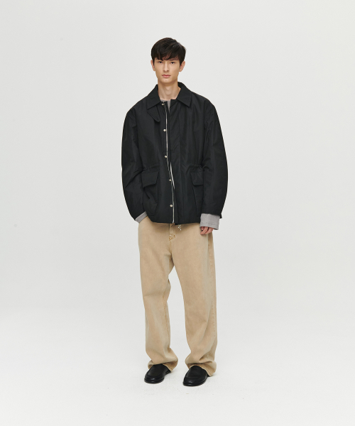 HEUTE（ホイテ）の「SNOW PADDED FIELD JACKET (BLACK)（ダウンジャケット/コート・レディース・ブラック・FREE）」の2枚目の写真