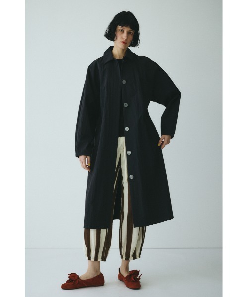 HeRIN.CYE(ヘリンドットサイ)の「Soutien collar coat ステンカラーコート(ステンカラーコート・レディース・ブラック/ブルー/オフホワイト・FREE)」の12枚目の写真