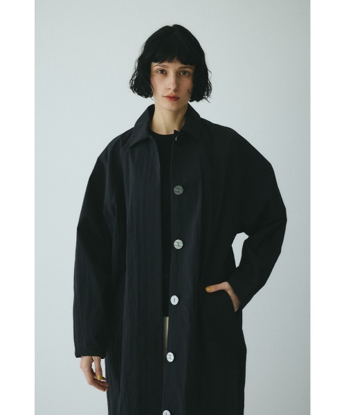 HeRIN.CYE(ヘリンドットサイ)の「Soutien collar coat ステンカラーコート(ステンカラーコート・レディース・ブラック/ブルー/オフホワイト・FREE)」の13枚目の写真