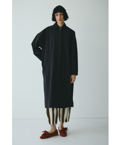 HeRIN.CYE(ヘリンドットサイ)の「Soutien collar coat ステンカラーコート(ステンカラーコート・レディース・ブラック/ブルー/オフホワイト・FREE)」の15枚目の写真