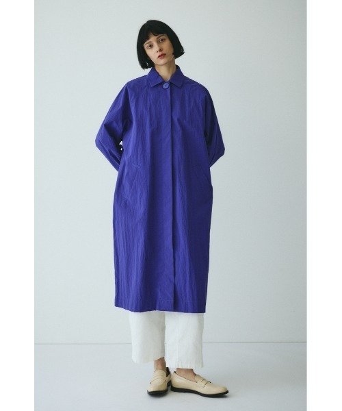 HeRIN.CYE(ヘリンドットサイ)の「Soutien collar coat ステンカラーコート(ステンカラーコート・レディース・ブラック/ブルー/オフホワイト・FREE)」の21枚目の写真