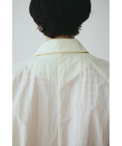 HeRIN.CYE(ヘリンドットサイ)の「Soutien collar coat ステンカラーコート(ステンカラーコート・レディース・ブラック/ブルー/オフホワイト・FREE)」の9枚目の写真