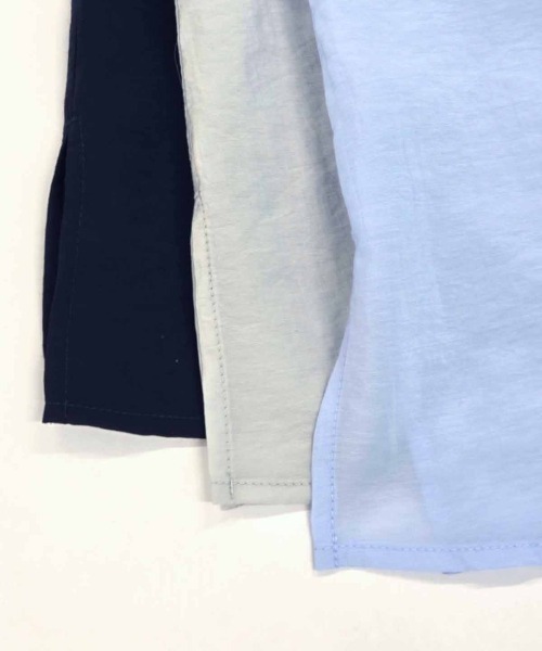 leswel(レスウェル)の「【WEB/一部店舗限定】【LL~5L 大きいサイズ】袖ドロストブラウス(シャツ/ブラウス・レディース・ライトグレー/ネイビー/サックスブルー・3L/LL/5L/4L)」の20枚目の写真