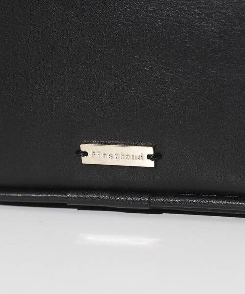 Firsthand（ファーストハンド）の「Firsthand/ファーストハンド レザー キュービック ボストンバッグ / 牛革 / 撥水レザー（ボストンバッグ・レディース・ベージュ/ブラック・ONE SIZE）」の18枚目の写真