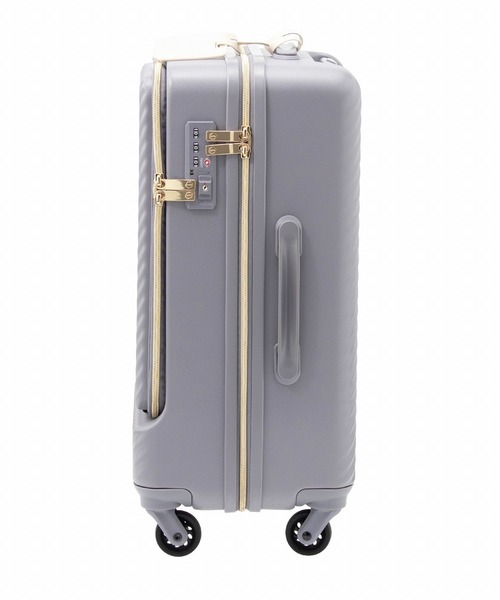 Jewelna Rose(ジュエルナローズ)の「HaNT ×Jewelna Rose コラボ スーツケース 機内持ち込み フロントオープン 34L 06820(スーツケース/キャリーバッグ・レディース・ライトパープル/ダークブラウン/グレイッシュベージュ・FREE)」の15枚目の写真