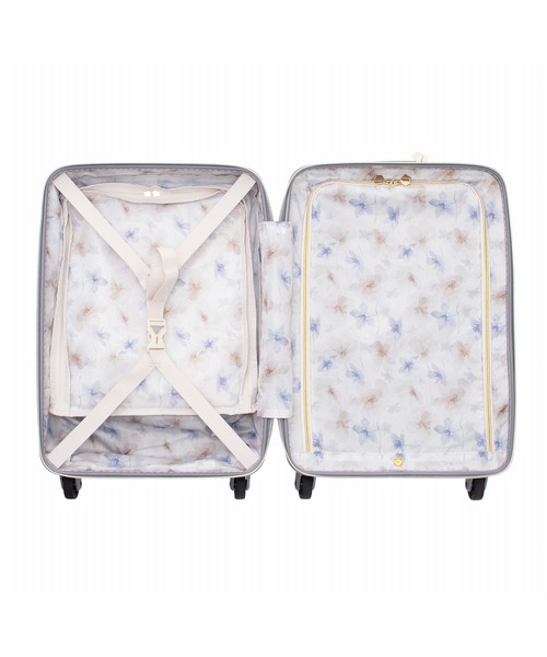 Jewelna Rose(ジュエルナローズ)の「HaNT ×Jewelna Rose コラボ スーツケース 機内持ち込み フロントオープン 34L 06820(スーツケース/キャリーバッグ・レディース・ライトパープル/ダークブラウン/グレイッシュベージュ・FREE)」の22枚目の写真