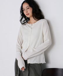 forksy. | 【forksy.】<エブリデイシリーズ>楊柳 メロー カーディガン / UVカット<セットアップ対応>(カーディガン/ボレロ)