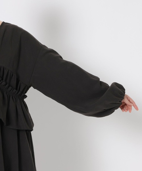 LOWRYS FARM（ローリーズファーム）の「マルチＷＡＹフリルミニワンピース  639589（ワンピース・レディース・アイボリー/ブラック/ブラウン・FREE）」の15枚目の写真