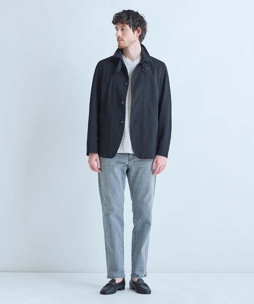 MEN'S BIGI（メンズビギ）の「アラン調 ニットコンビTシャツ（Tシャツ/カットソー・メンズ・ブルー/ブラック/オフホワイト・04/03/02/01）」の11枚目の写真