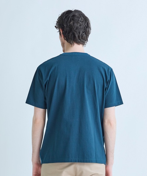 MEN'S BIGI（メンズビギ）の「アラン調 ニットコンビTシャツ（Tシャツ/カットソー・メンズ・ブルー/ブラック/オフホワイト・04/03/02/01）」の6枚目の写真